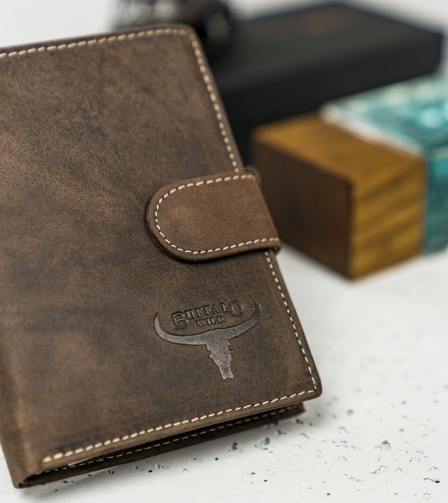 Гаманець чоловічий Buffalo Wild RM-06L-HBW BROWN Гаманець чоловічий Buffalo Wild RM-06L-HBW BROWN